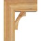 Ekena Millwork Westlake Block Rough Sawn Bracket w/ Offset Brace, Western Red Cedar, 8"W x 18"D x 22"H BKT0806X18X22WTL05RWR - alternate 3